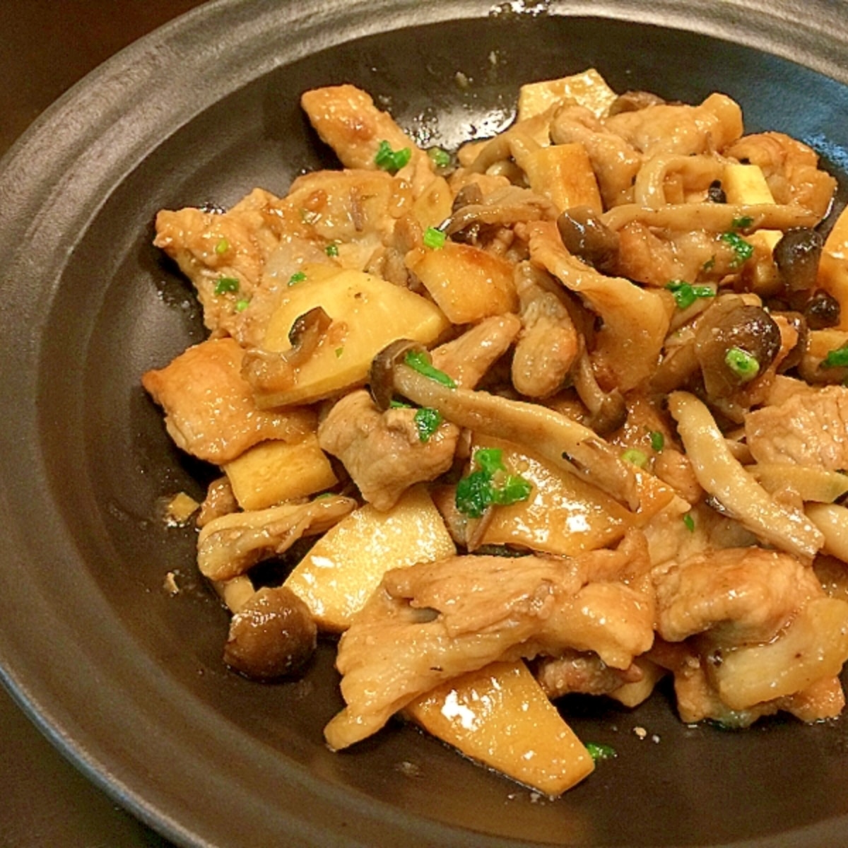 たけのこと豚肉の甘辛炒め レシピ 作り方 By Anelavivi 楽天レシピ